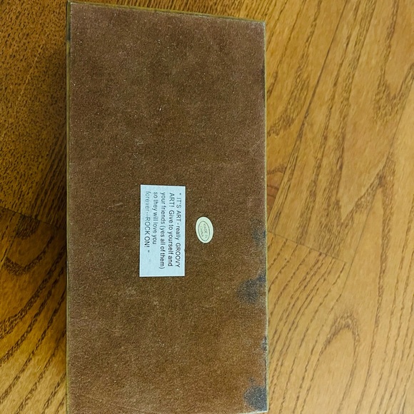 TMS Groovy Art Hemmingway Writer quote Heavy Pen Pencil Storage Box - Picture 12 of 14